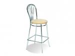 
VENUS hocker wood chrome